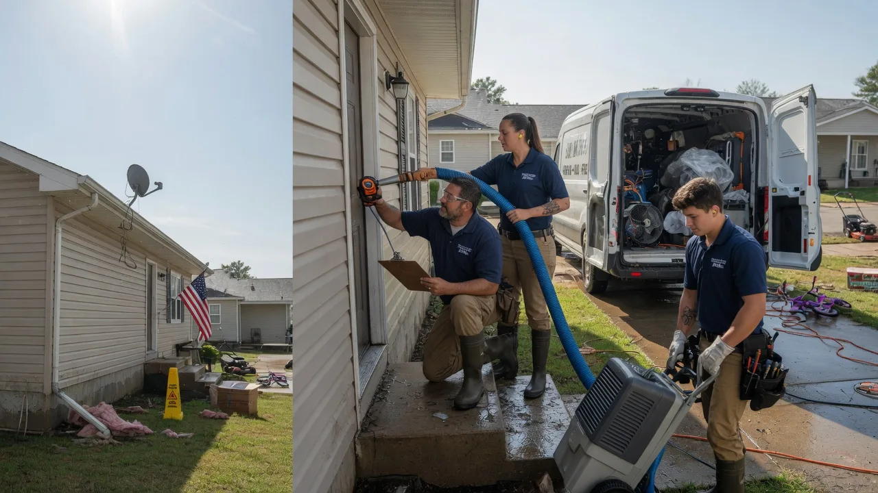 Ceiling Water Damage Restoration in Homer, NE near me